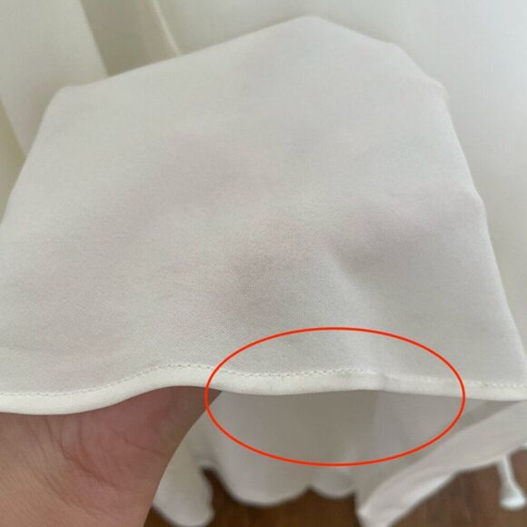 NWT Cult Gaia Nymeria Stretch-Silk 3D Floral Open Back Gown Off White Size XS - Picture 5 of 12